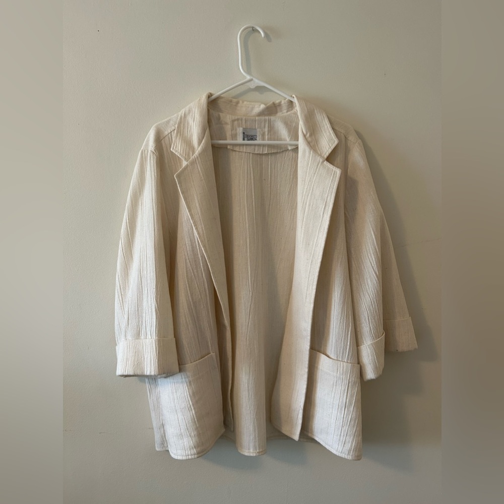 Vintage Linen Blazer